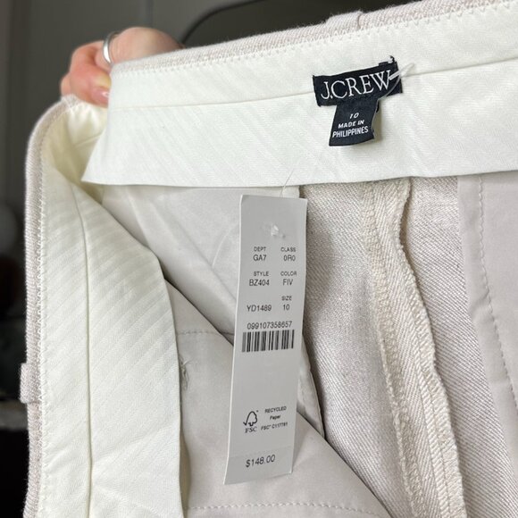 J.CREW HELENA(Brand new w/ Tags) Linen Blend Blazer Suit Set - Picture 9 of 16